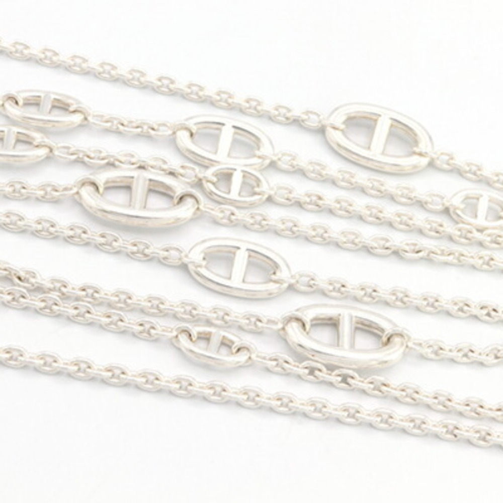 Hermes Chaine d'Ancre Farandole Necklace, 160cm, Sterling Silver (925), Long Nec - Picture 3 of 10